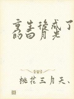 重生后成了皇帝的白月光