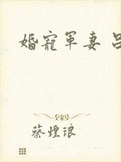 婚宠军妻 吕颜封面