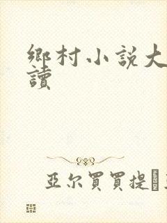 乡村小说大全阅读封面