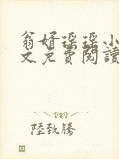 翁婿瑶瑶小说全文免费阅读最新章节
