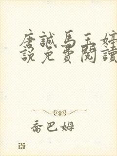 唐诚马玉婷 小说免费阅读封面