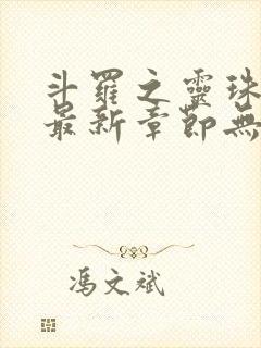斗罗之灵珠神剑最新章节无弹窗
