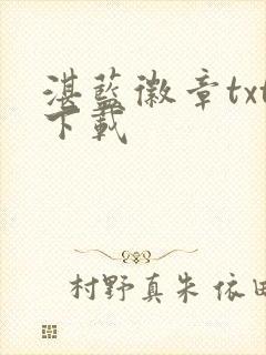 湛蓝徽章txt下载