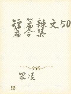 短篇辣文500篇合集