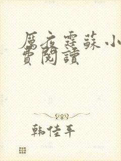 厉夜霆苏小汐免费阅读