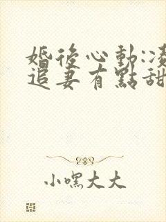 婚后心动:凌总追妻有点甜讲的什么