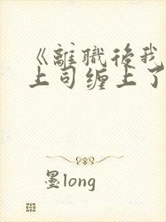 《离职后我被前上司缠上了》