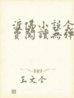 渡佛小说全文免费阅读无弹窗封面