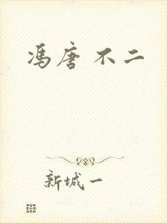 冯唐 不二