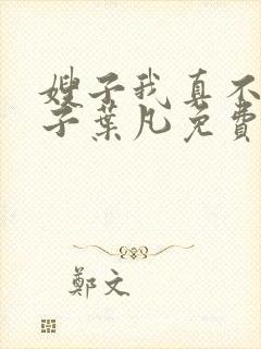 嫂子我真不是傻子叶凡免费