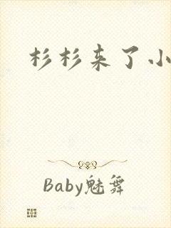 杉杉来了小说封面
