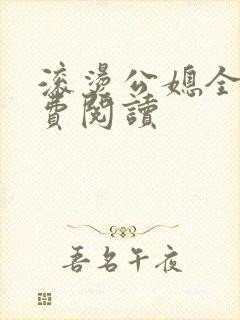 滚烫公媳全集免费阅读封面