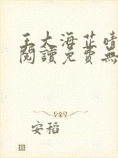 王大海芷晴全文阅读免费无弹窗笔趣阁封面