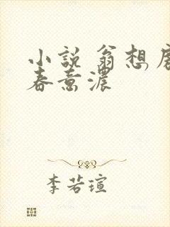 小说 翁想房中春意浓