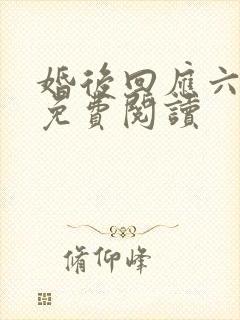 婚后回应六盲星免费阅读