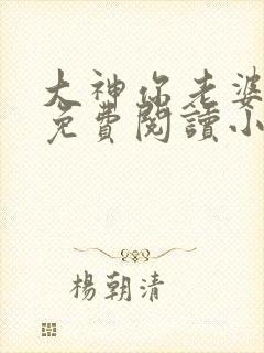 大神你老婆掉了免费阅读小说全文封面