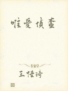 唯爱侦查