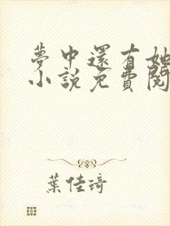梦中还有她的城小说免费阅读