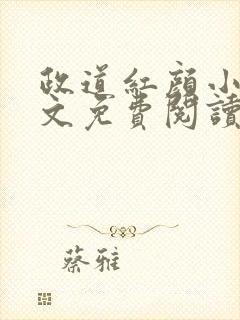 政道红颜小说全文免费阅读无弹窗封面