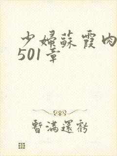 少妇苏霞肉欲第501章