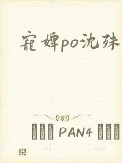 宠婢po沈殊辞封面