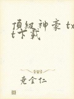顶级神豪 txt下载