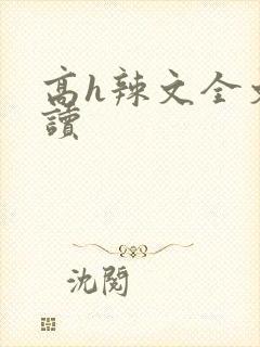 高h辣文全文阅读