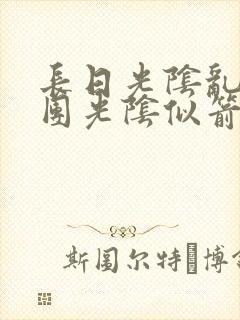 长日光阴乱作一团光阴似箭眇眇翟