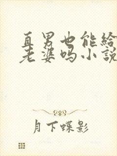 直男也能给人当老婆吗小说封面