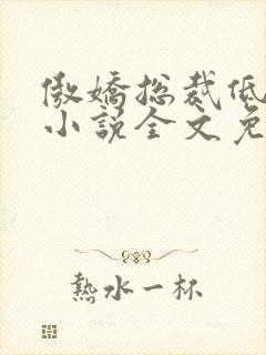 傲娇总裁低调宠小说全文免费阅读