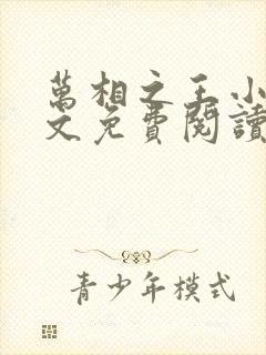 万相之王小说全文免费阅读无弹窗
