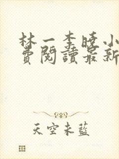 林一李晓小说免费阅读最新章节列表封面