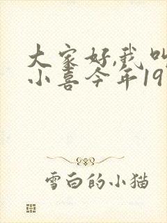 大家好,我叫林小喜今年19岁封面