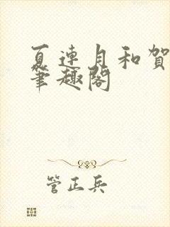 夏连月和贺昀洲笔趣阁