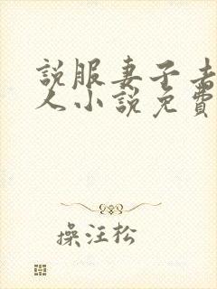 说服妻子去找男人小说免费阅读