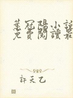 叶冠阳小说全文免费阅读最新章节