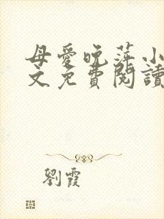 母爱晚萍小说全文免费阅读