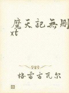魔天记无删减txt