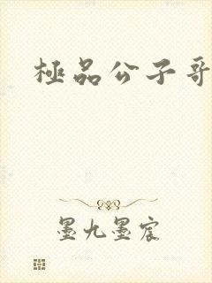 极品公子哥封面