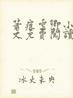 萧痕云卿小说全文免费阅读最新章节封面