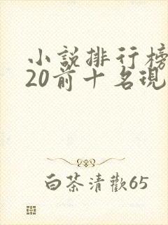 小说排行榜2020前十名现代言情