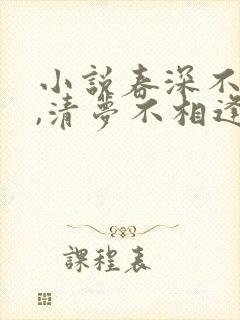 小说春深不归客,清梦不相逢