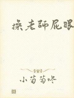 操老师屁眼小说