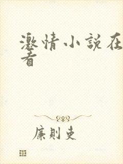激情小说在线观看