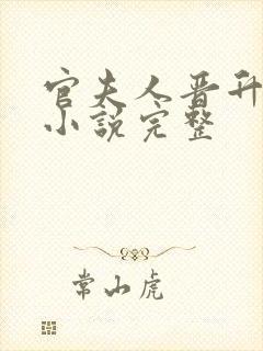 官夫人晋升路 小说完整