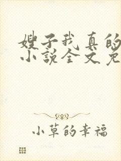 嫂子我真的不傻小说全文免费阅读