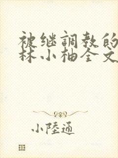 被继调教的少女林小柚全文阅读