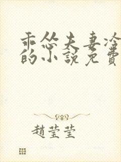 乖怂夫妻冷丈夫的小说免费阅读封面