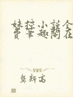 妹控小说全文免费笔趣阁在线阅读