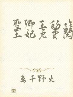 圣卿王的作妖小王妃免费阅读封面